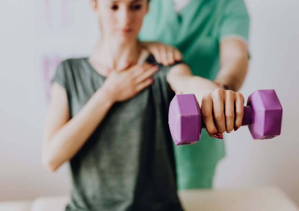 Neurophysiologische Behandlung (PNF) Therapie Wolf